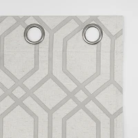 Sun Zero Atmosphere Davenport Grommet Top 100% Blackout Single Curtain Panel