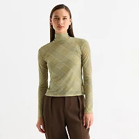 Worthington Womens Long Sleeve Turtleneck