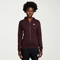 Nike Womens Long Sleeve Fleece Zipper Active Hoodie