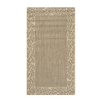 Safavieh Courtyard Collection Chad Oriental Indoor/Outdoor Area Rug