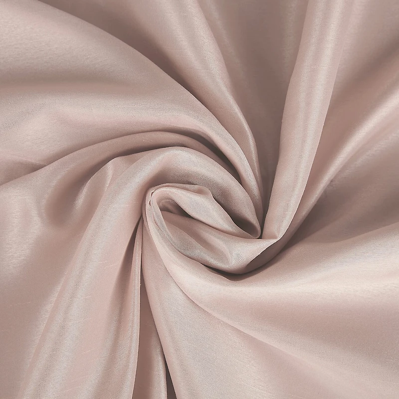 Sun Zero Evelina Faux Dupioni Silk Thermal Extreme Back Tab Energy Saving 100% Blackout Single Curtain Panel