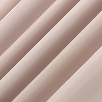 Sun Zero Evelina Faux Dupioni Silk Thermal Extreme Back Tab Energy Saving 100% Blackout Single Curtain Panel