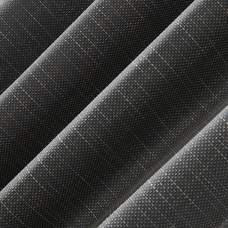 Sun Zero Kline Burlap Weave Thermal Extreme Grommet Top Energy Saving 100% Blackout Single Curtain Panel