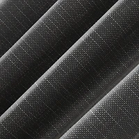 Sun Zero Kline Burlap Weave Thermal Extreme Grommet Top Energy Saving 100% Blackout Single Curtain Panel