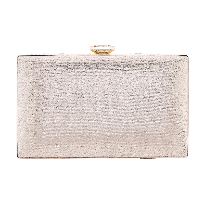 I. Miller Villie Crystal Pattern Minaudiere Evening Bag
