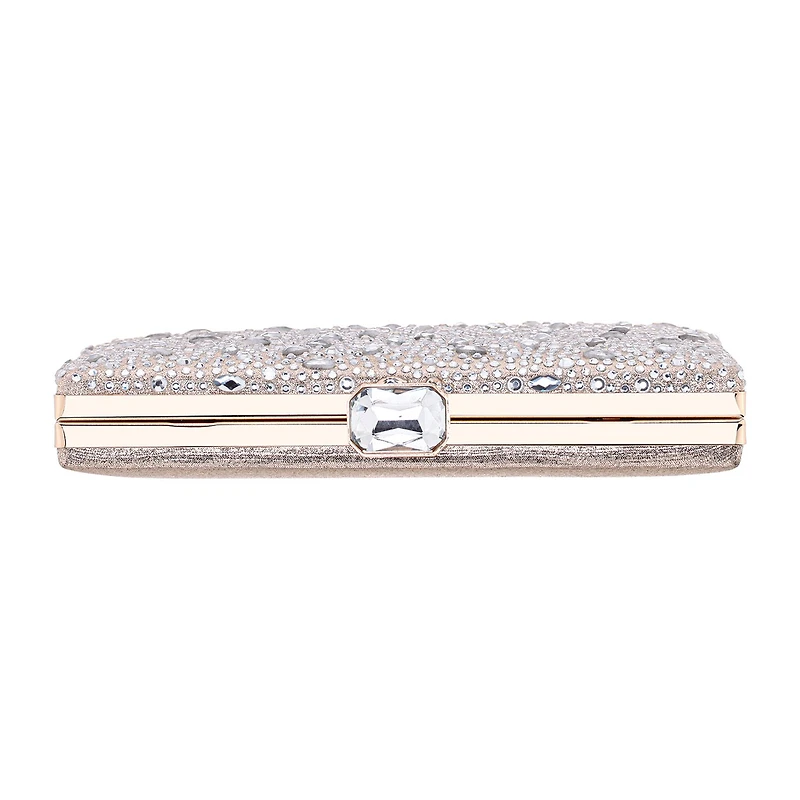 I. Miller Villie Crystal Pattern Minaudiere Evening Bag