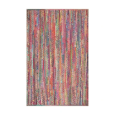 nuLoom Aleen 5x8 Braided Cotton Jute Indoor Rectangular Area Rug