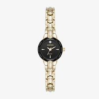 Armitron Womens Diamond Accent Gold Tone Bracelet Watch 75-5943bkgp