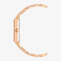 Armitron Womens Crystal Accent Rose Goldtone Bracelet Watch 75-5841mprg