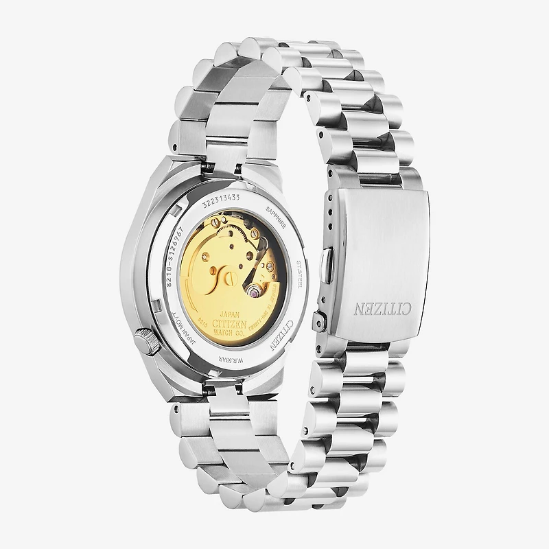 Citizen Tsuyosa Mens Automatic Silver Tone Stainless Steel Bracelet Watch Nj0150-56x