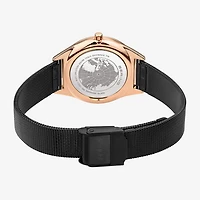 Bering Womens Black Stainless Steel Bracelet Watch 17031-166
