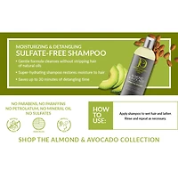 Design Essentials Almond & Avocado Moisturizing & Detangling Sulfate-Free Shampoo 34 oz.