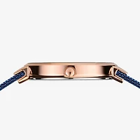 Bering Womens Blue Stainless Steel Bracelet Watch -367
