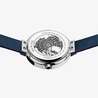 Bering Womens Blue Stainless Steel Bracelet Watch 14631-307