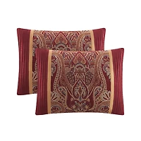 Broadhaven Lancaster Chenille 7-pc. Midweight Embellished Comforter Set