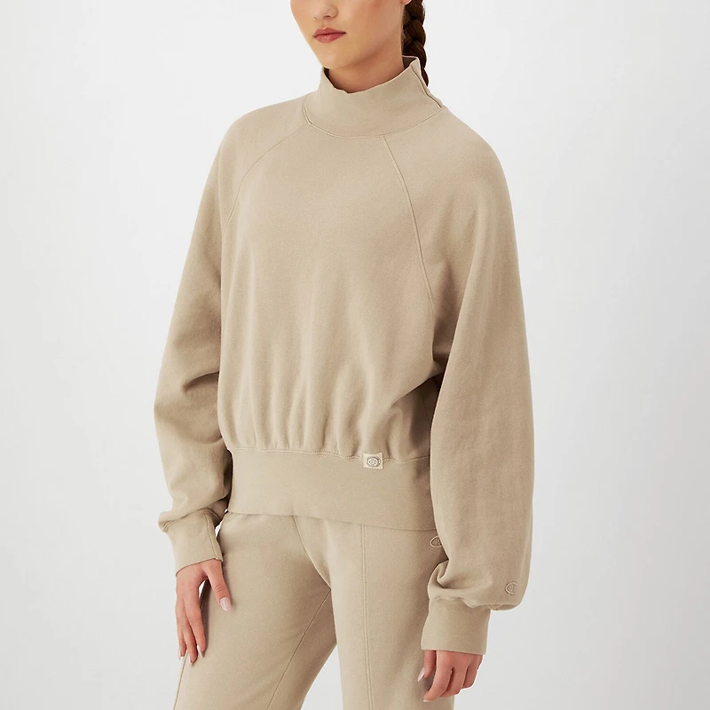 Champion Womens Long Sleeve Mock Neck Top