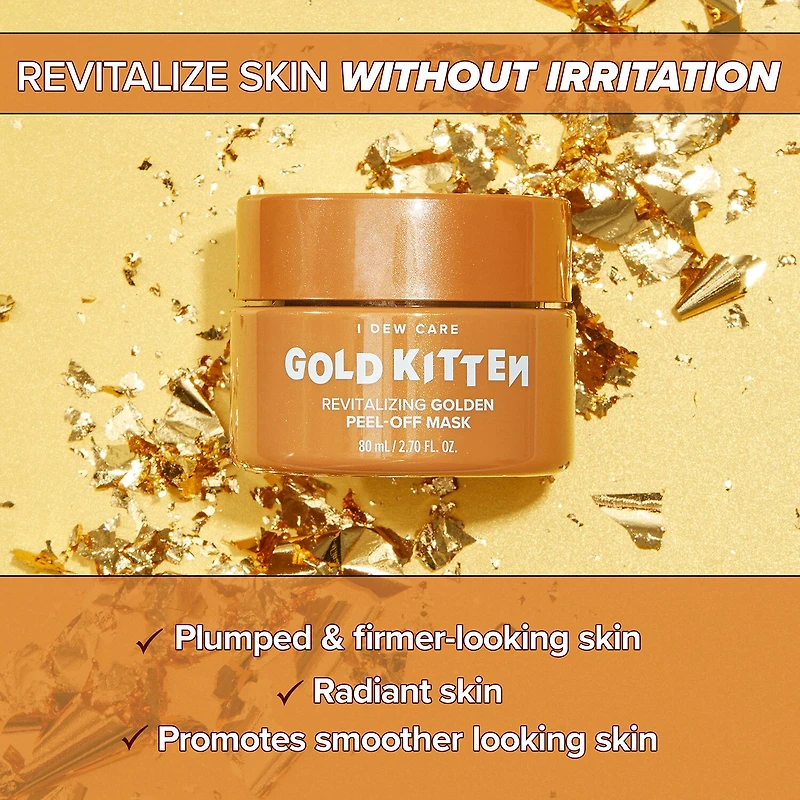 I Dew Care Gold Kitten Revitalizing Golden Peel Off Mask