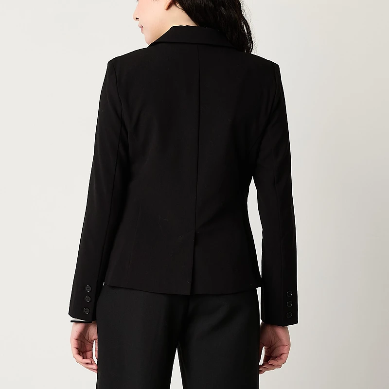by&by Womens Juniors Fitted Suit Jacket