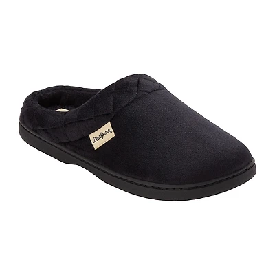 Dearfoams Darcy Velour Scuff Womens Memory Foam Clog Slippers