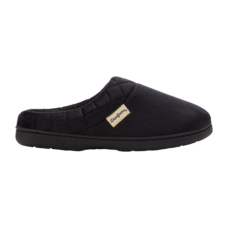 Dearfoams Darcy Velour Scuff Womens Memory Foam Clog Slippers