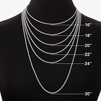 HADLEY & ROW Womens Cubic Zirconia Pure Silver Over Brass Cross 2-pc. Jewelry Set
