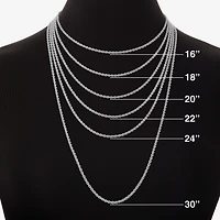 HADLEY & ROW Initial Womens Cubic Zirconia Pure Silver Over Brass 2-pc. Jewelry Set