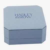 HADLEY & ROW Initial Womens Cubic Zirconia Pure Silver Over Brass 2-pc. Jewelry Set