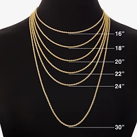 HADLEY & ROW Initial Womens Cubic Zirconia 14K Gold Over Brass 2-pc. Jewelry Set