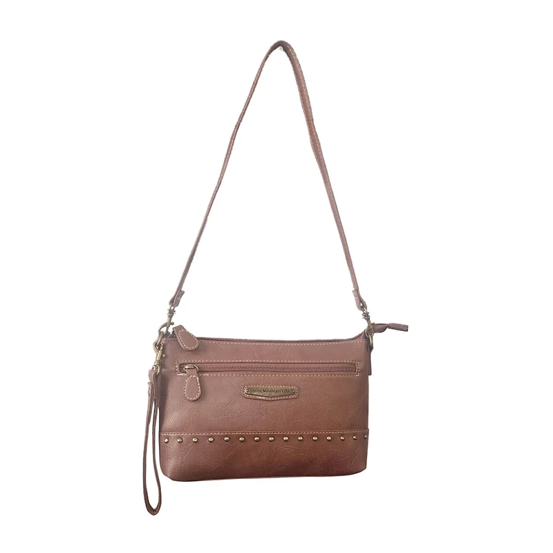 Stone Mountain Laredo Riveted Leather Crossbody Bag