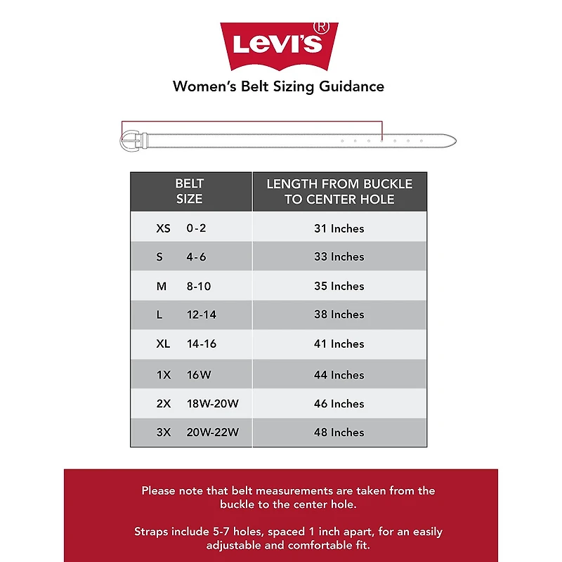 Levi's® Western Womens Belt