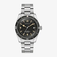 Caravelle Designed By Bulova Mens Silver Tone Stainless Steel Bracelet Watch 43b175