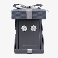 Grown Gorgeous (F,Vs2) 2 1/10 CT. T.W. Lab White Diamond 14K Gold 10.2mm Round Stud Earrings
