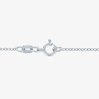 Yes, Please! Womens Genuine Blue Topaz Sterling Silver Pendant