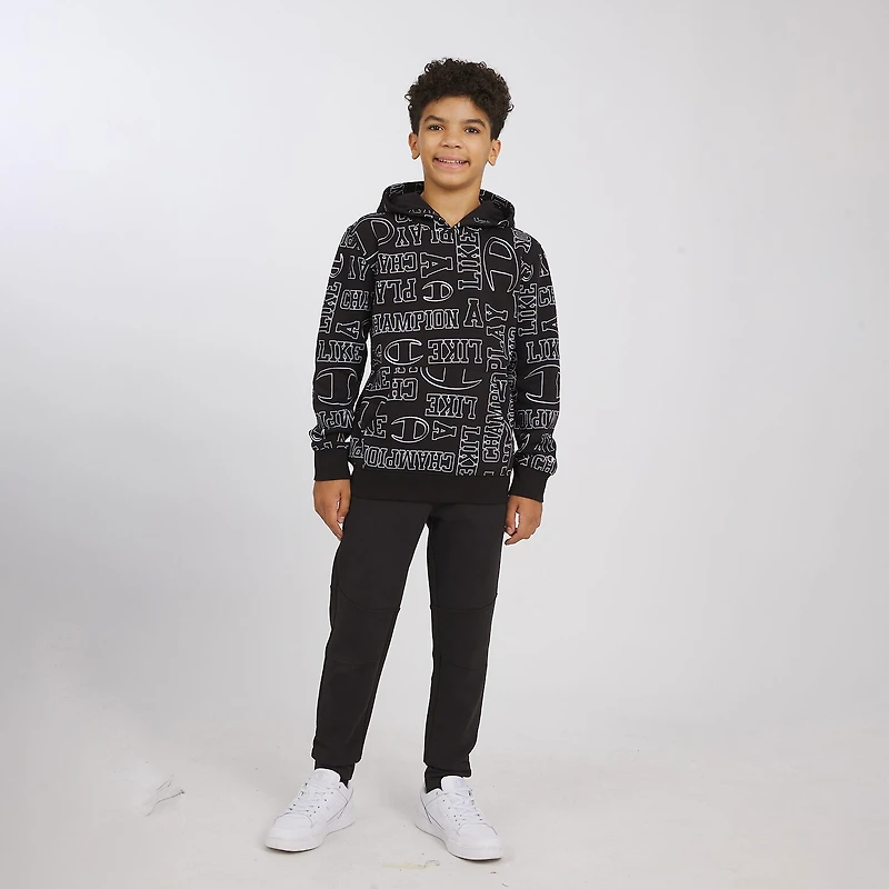 Champion Big Kid Boys Long Sleeve Fleece Active Hoodie