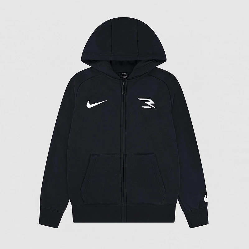 Nike 3BRAND by Russell Wilson Big Kid Boys Long Sleeve Fleece Zipper Active Hoodie