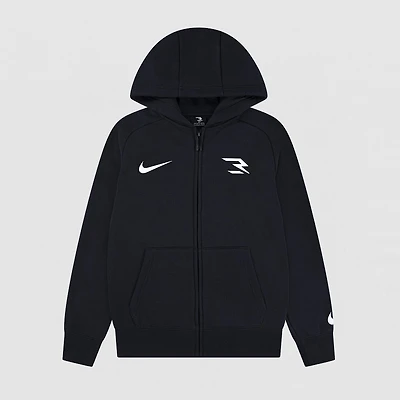 Nike 3BRAND by Russell Wilson Big Kid Boys Long Sleeve Fleece Zipper Active Hoodie