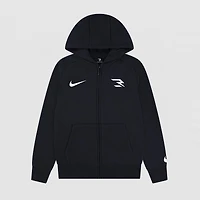 Nike 3BRAND by Russell Wilson Big Kid Boys Long Sleeve Fleece Zipper Active Hoodie