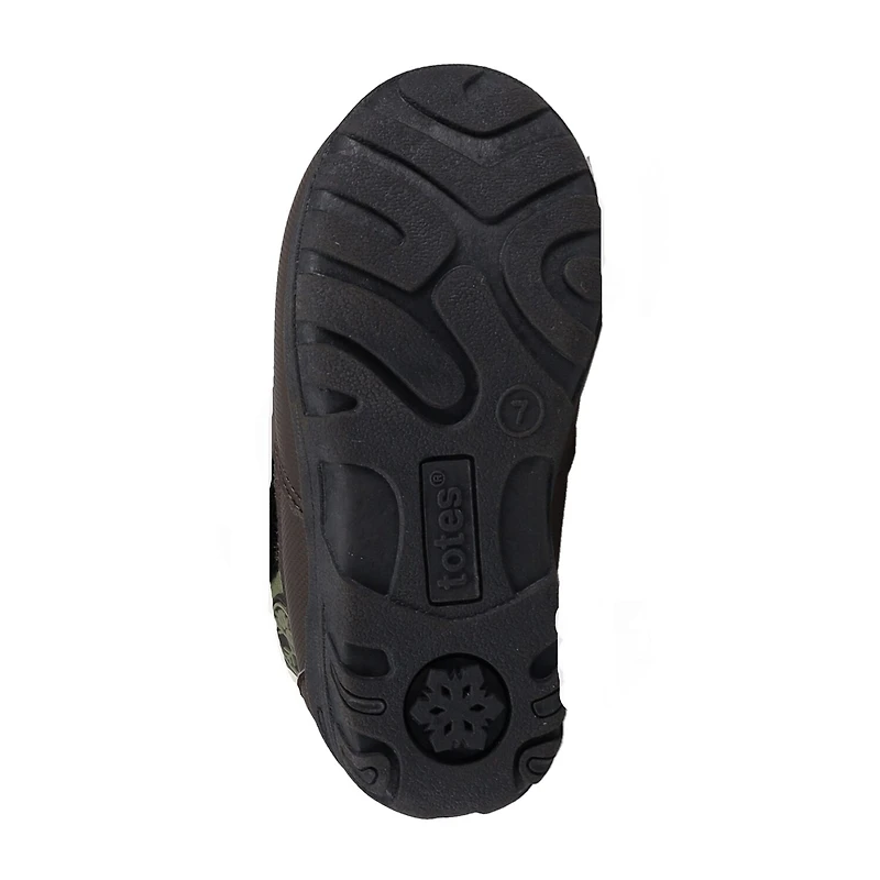 Totes Toddler Boys Lil Gordon Waterproof Insulated Flat Heel Winter Boots