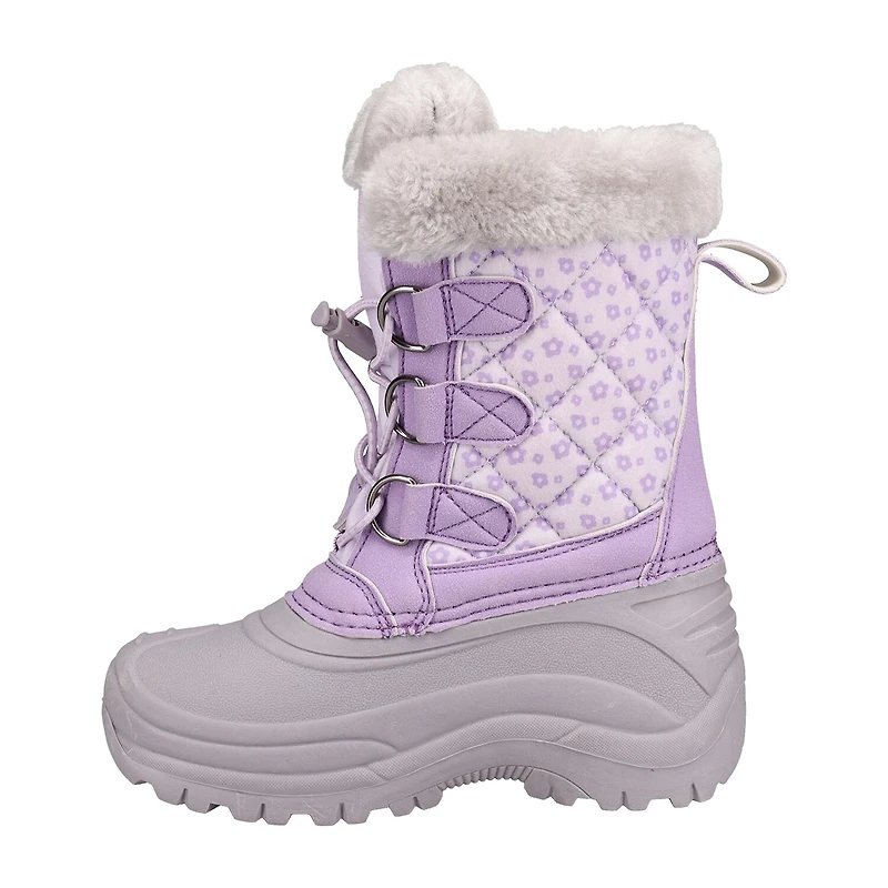 Totes Big Kid Girls Jenna Waterproof Insulated Flat Heel Winter Boots