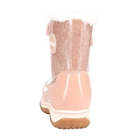 Totes Toddler Girls Quackquack Waterproof Insulated Flat Heel Winter Boots