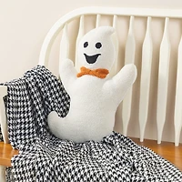 Glitzhome 18"H Halloween Hooked Ghost Shaped Throw Pillow
