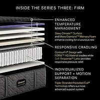 Beautyrest Black Series Three 14.5" Hybrid Firm Tight Top - Mattress Only