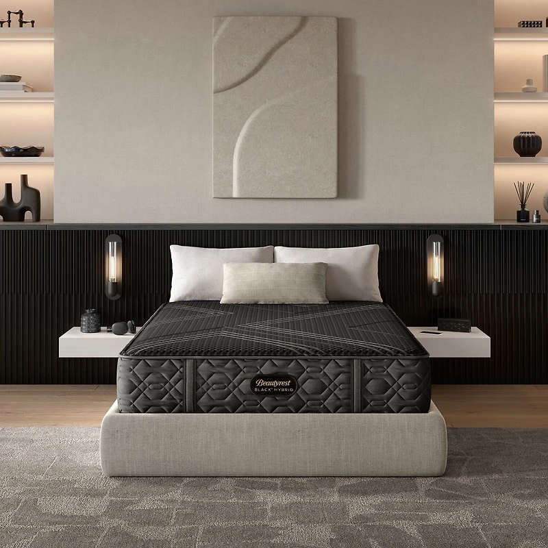 Beautyrest Black Series One 12.5" Hybrid Plush Tight Top - Mattress Only