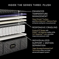 Beautyrest Black Series Three 14.5" Hybrid Plush Tight Top - Mattress Only