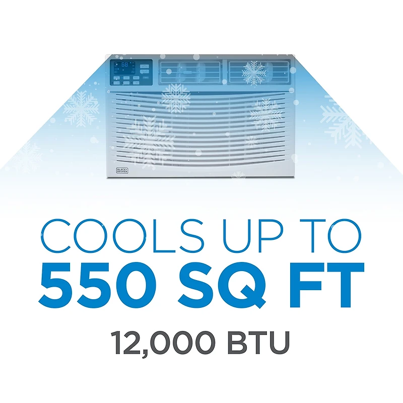 Black+Decker 12000 Btu Ac Window A/C