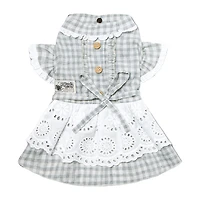 Touchdog I Love Poochi' Classical Fashion Plaid Dog Dress
