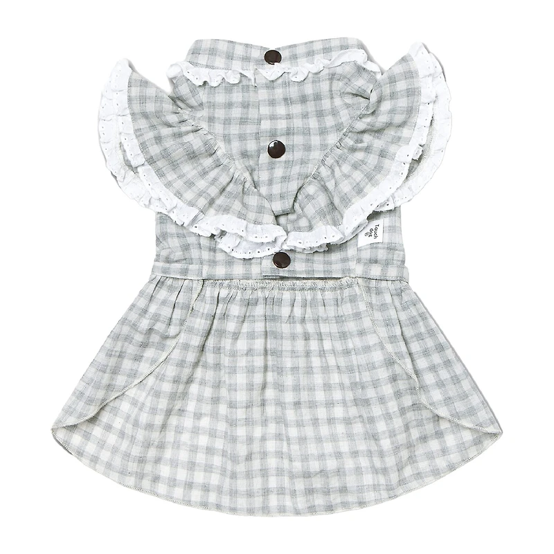 Touchdog I Love Poochi' Classical Fashion Plaid Dog Dress