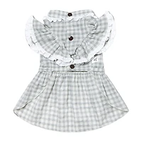 Touchdog I Love Poochi' Classical Fashion Plaid Dog Dress