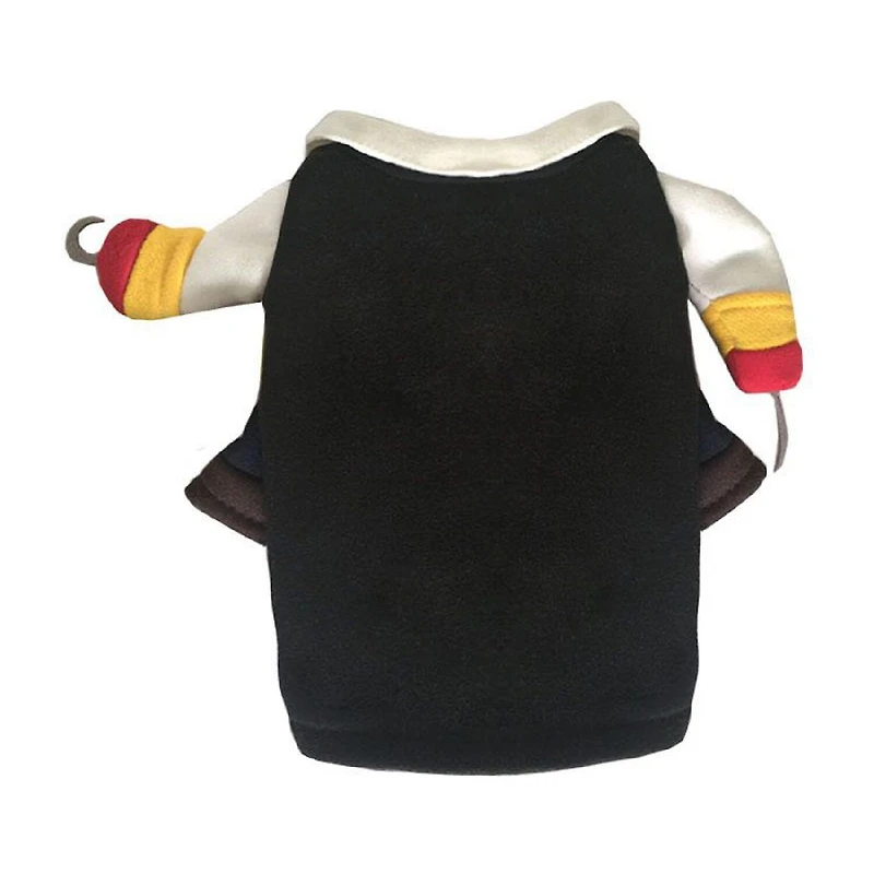 Pet Life Captain Snuggles' Pirate Uniform Dog Costume