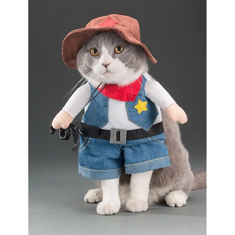 Pet Life Rodeo Bones' Cowboy Uniform Dog Costume